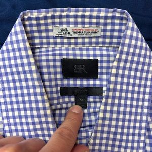 Banana Republic x Thomas Mason Slim Fit Button Down Shirt. Med. Gently Worn